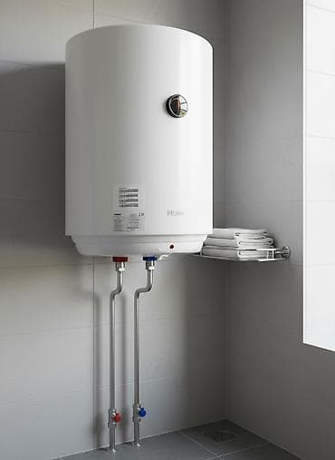 Накопительный водонагреватель Объем бака: 50 л, Haier, Эмалированная сталь, Новый