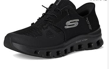 черные босоножки: Мужские кроссовки, 39.5, Skechers, Новый, цвет - Черный — 1