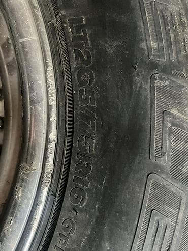 меняю r16: Колеса в сборе 265 / 75 / R 16, Всесезонная, Б/у, Комплект, Внедорожные (АТ/МТ), Литые, отверстий - 6 — 4