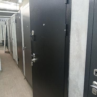 Металлические сейфовые двери: Двери для домов и квартир, Металлическая, Одностворчатая, Левосторонняя, цвет - Черный — 3