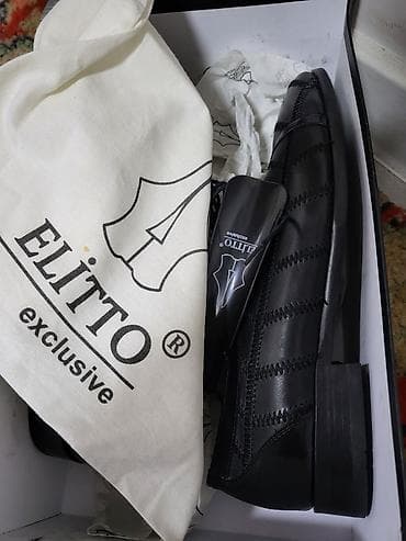 amber elixir: Мужские туфли, 41, Новый, цвет - Черный — 2