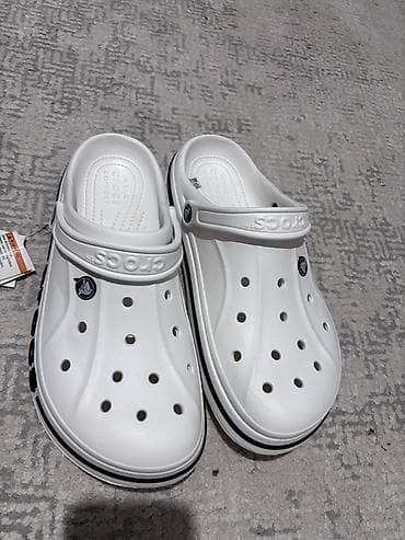 изи кроксы: Саболор, 43, Crocs, Жаңы, түсү - Ак, Өзү алып кетүү, Акысыз жеткирүү — 3