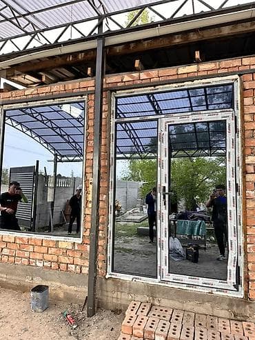 витражи: Алюминиевое окно на заказ, Тип окна: Витражные, Мансардные, Панорамные, Декоративные особенности: Декоративный переплет, Бесплатная установка, В рассрочку — 6