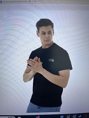 the nort face: Только оптом от 20шт Размеры м -5хл Мужская футболка The North Face — 1