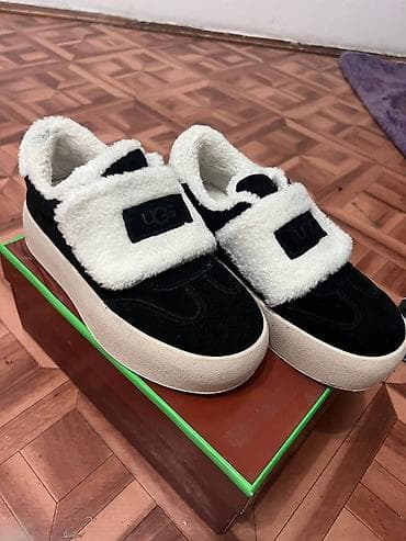 Сабо: UGG теплые женские слипоны с меховой отделкой - Модель: слипоны/кеды — 2