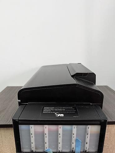 Принтеры: Epson L805 — струйный фотопринтер с оригинальной СНПЧ, в идеальном — 5