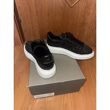 высокие ботинки: Кроссовки, 36.5, Alexander McQueen, Новый, цвет - Черный — 1