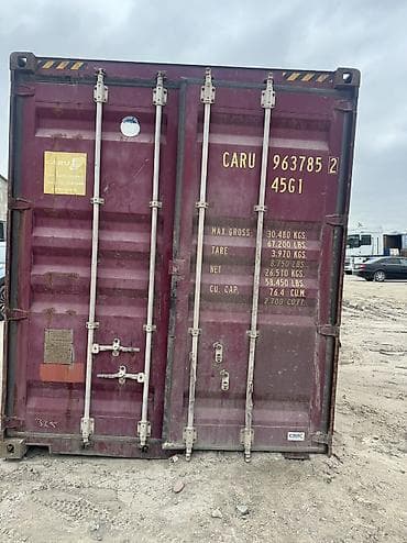 домики из контейнера: Продаю Морской контейнер 20-40-45 футов (standard), красный — 3