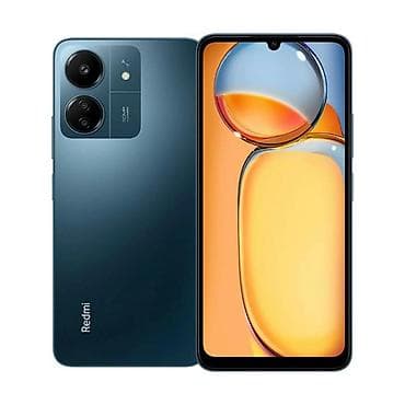 Redmi, Redmi 13C, Б/у, цвет - Синий, 2 SIM