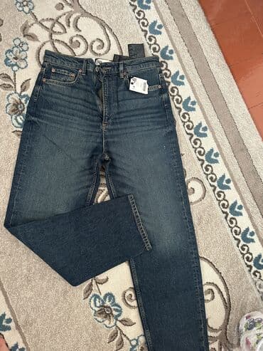 брендовые одежды: Джинсы, Zara, L — 6