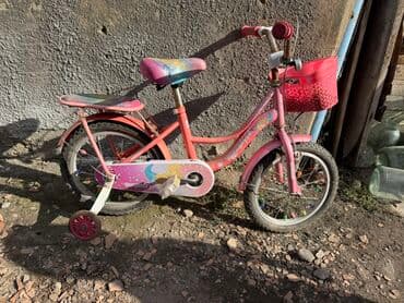 Детский велосипед, 4-колесный, 4 - 6 лет, Для девочки