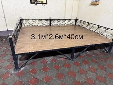 tush 3d: Тапчан 3 x 2 x Металл — 1