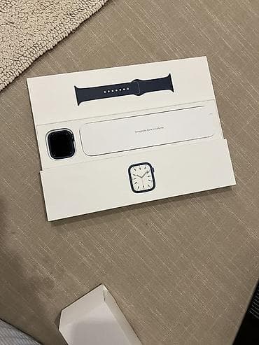 appella часы цена: Apple Watch Series 7 (корпус квадратной формы, темно‑синий/ночной — 2