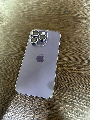 iphone 6 j: IPhone 14 Pro, Б/у, 128 ГБ, Deep Purple, Защитное стекло, 86 % — 4
