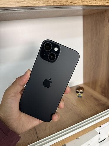 цена 10 айфона: IPhone 15, Б/у, 128 ГБ, Black Titanium, Защитное стекло, Чехол, Кабель, 85 % — 2