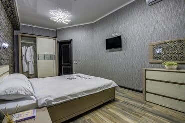 квартира дордой 1: 2 бөлмө, Душ кабинасы, Жаздык, жууркан-төшөк каптары, Кондиционер — 3