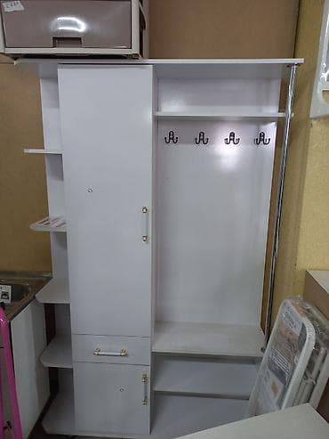 Гарнитуры для прихожей: Гарнитур для прихожей, Шкаф, ДСП, цвет - Белый — 1