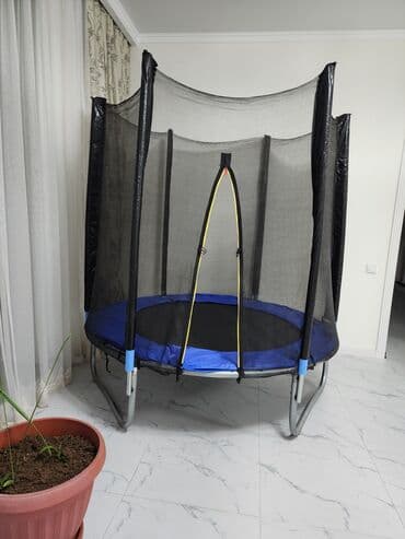 бишкек манеж детский дордой: Продаю батут новый! Диаметр 1.90, с ограждением, выдерживает вес до — 1