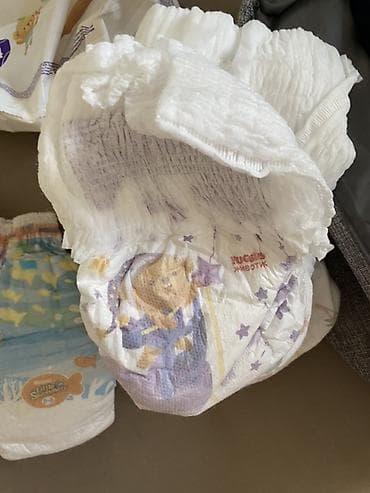 пижамные штаны: Подгузники Huggies, Размер 4, Одноразовые — 4