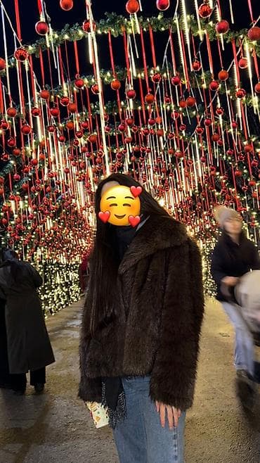 шуба эко: Шуба, Короткая модель, S, M — 2