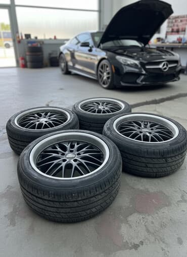 купить диски на машину бу: Колеса в сборе R 18, Лето, Б/у, Комплект, Легковые, Литые, отверстий - 5 — 1