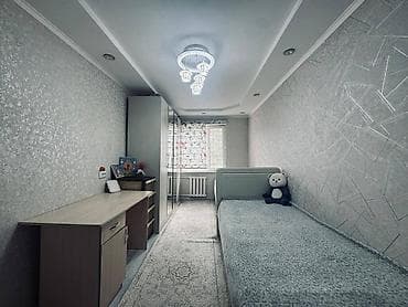 3 комнаты, 58 м², Кок-Жар мкр 104 серия, 4 этаж, Свежий ремонт — 4