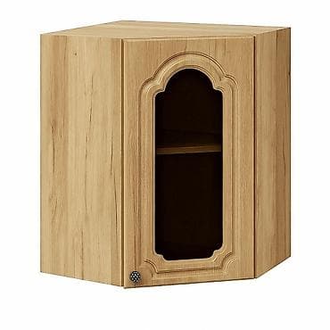 угу: Шкафчик угловой с витражной дверцей. Экономит место, подходит для — 1