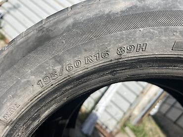 с 16: Шины 195 / 60 / R 16, Лето, Б/у, Пара, Легковые, Bridgestone — 2