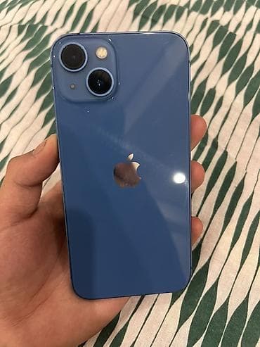 чехол на 13: IPhone 13, Б/у, 128 ГБ, Синий, Чехол, Коробка, Защитное стекло, 81 % — 4