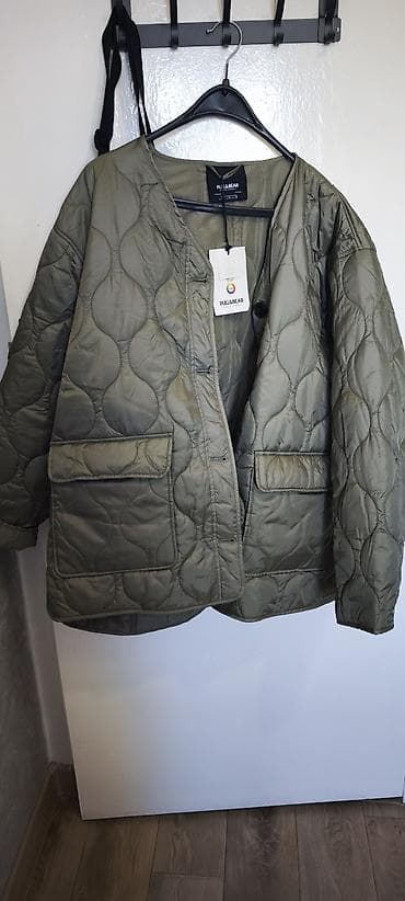 военый формы: Стёганая куртка Pull&Bear размер 54,лёгкая . - Модель: легкая — 5