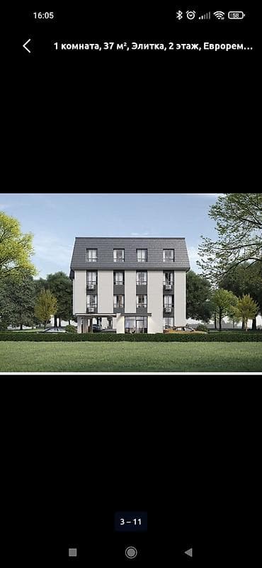 комната в квартире: 1 комната, 37 м², Элитка, 2 этаж, Евроремонт — 8