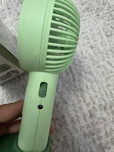 Портативный ручной вентилятор Mini Fan (зеленый) - Компактный lalafo.kg да Портативный ручной вентилятор Mini Fan (зеленый) - Компактный