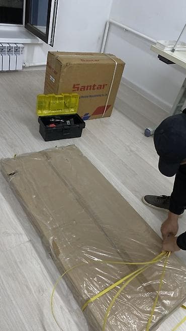 стол для швейной машины: Двухстрочная швейная машина Santar с рабочим столом - Прямострочная — 2