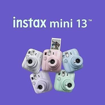 Fujifilm Instax mini 13 — компактная мгновенная камера в пастельной