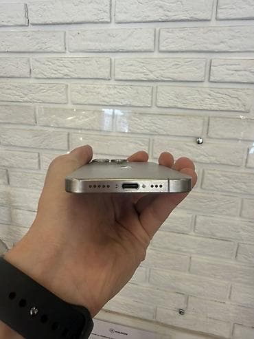 aifon 14 pro: IPhone 15 Pro, Б/у, 128 ГБ, Natural Titanium, Чехол, 81 % — 5