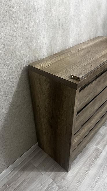 Комод для одежды, Б/у, Без зеркала, ЛДСП, цвет - Коричневый, Самовывоз