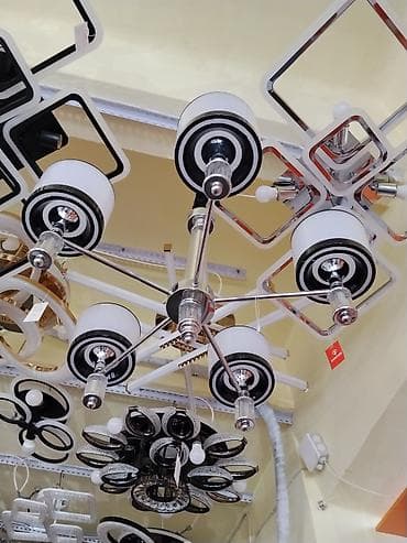 study lamp: Потолочная люстра на 6 плафонов - Тип: подвесная потолочная люстра - — 2