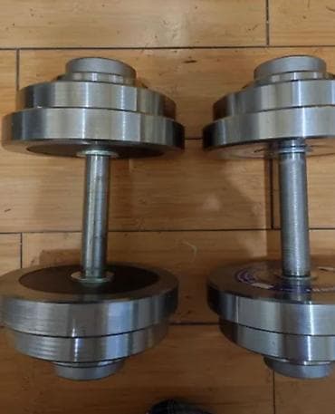 Туристические рюкзаки: Разборные гантели, набор Два набора - по 16 кг (32кг) - 6000 сом - — 3