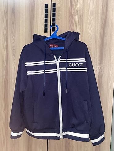 банные шорты: Мужской спортивный костюм, M, Gucci, Новый, цвет - Синий — 1