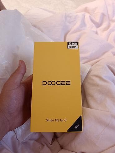 телефон doogee: DOOGEE, N55, Новый, 128 ГБ, цвет - Серебристый, 2 SIM — 4