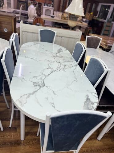 кухонные столы и стулья фото цены бишкек: Кухонный стол и стул, Новый, В рассрочку, Бесплатная доставка, цвет - Желтый — 13