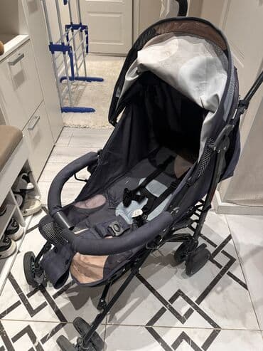 детская коляска cybex: Коляска, цвет - Фиолетовый, Б/у — 5