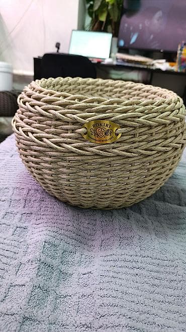 пласмас ящик: Плетёные кашпо — ручная работа - Назначение: декоративные — 5