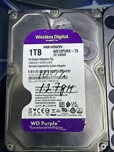 Накопитель для ПК, Western Digital (WD), HDD, 2 ТБ, 3.5" — 2