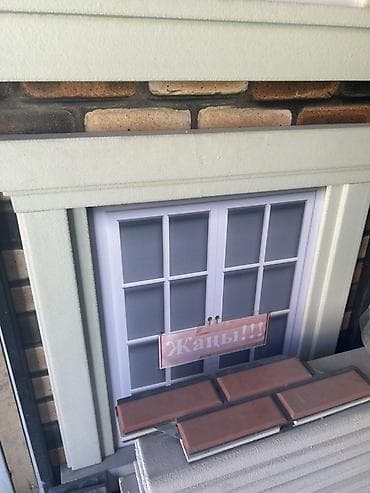 декоративные фасады: Декоративная фасадная панель под кирпич с оконным модулем. - Имитация — 1