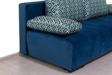 прямые диваны: Диван прямой раскладной Бостон 2, City01 (3,3)/Ground 10, Мебельный — 9