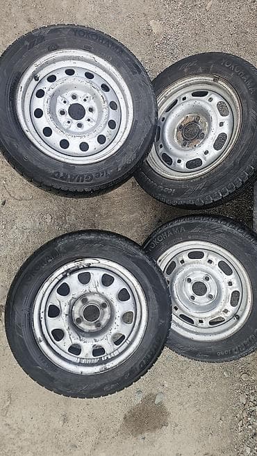audi 100 диски: Колеса в сборе 175 / 65 / R 14, Зима, Б/у, Легковые, Железные, отверстий - 4 — 1