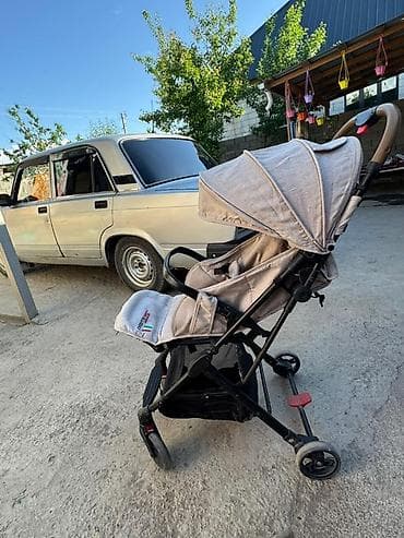 детская коляска 2 в 1: Прогулочная коляска - Легкая складная рама с плавным механизмом — 7