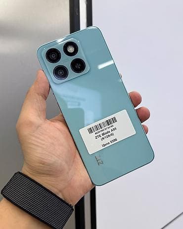 испания испании: ZTE Blade A53-plus, Б/у, 128 ГБ, цвет - Голубой, В рассрочку, 2 SIM — 2