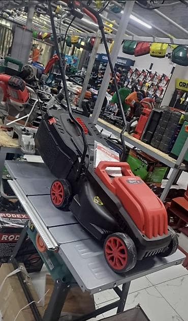 ручной касылка: Газонокосилка, Новый, Электрическая, Rodex, Бесплатная доставка, Платная доставка, Самовывоз — 1